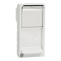 Unica - Centrální deska RJ45 Keystone 1M