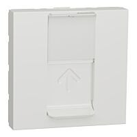 Deska Unica RJ45 Keystone centr. 2m bílá