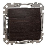 SCHNEIDER Sedna Design & Elements Tlačítko 1/0, Wenge