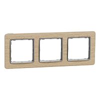SCHNEIDER Sedna Design & Elements Rámeček trojnásobný Bříza