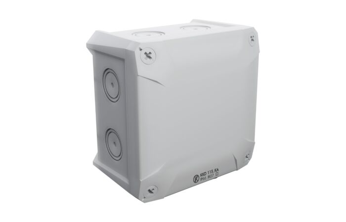 KOPOS Krabice DIAMOND KKD 115_KA, 115 x 115 x 70, šedá, IP66, IK07