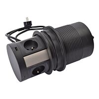 Blok TOWER120 4X2P+T USB A+C