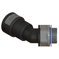 FRÄNKISCHE Šroubení AAPA-36M40SB-13 oblouk 45°, M40x1, 5, černá