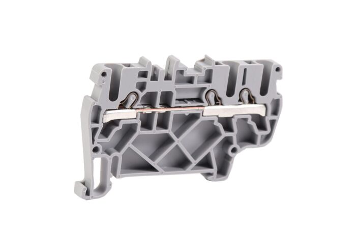 Svorka PYK 2,5 E/1+2 push-in šedá