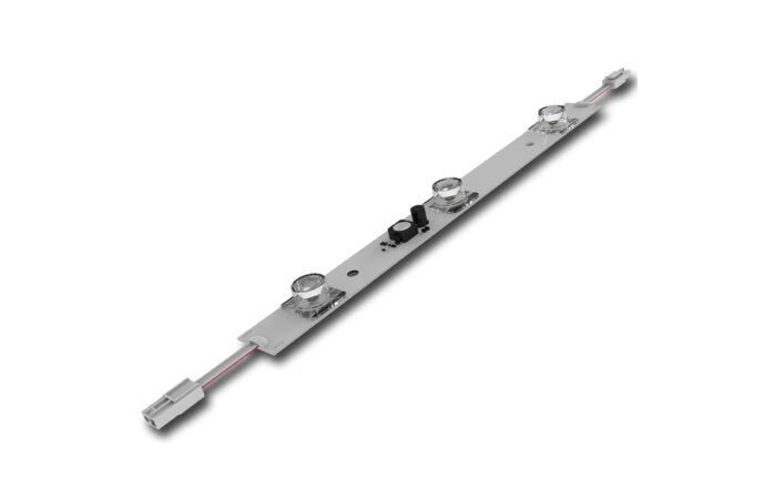 MCLED Modul LED 3xSMD3535, 9 W, 24 V, 375 mA, 6450 K, úhel 15°x45°, IP64