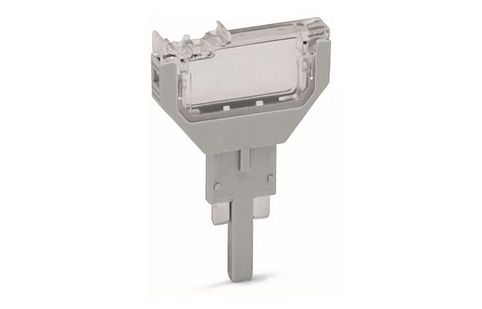 WAGO Konektor 2002-800 prázdný šířka 5,2 mm 2pólová, šedá