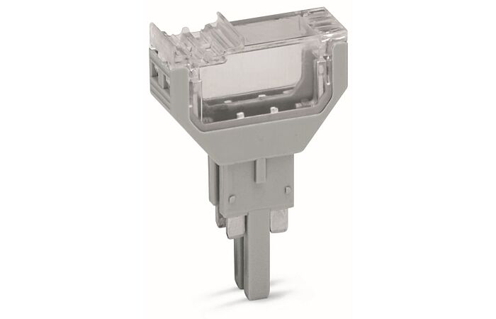 WAGO Konektor 2002-820 prázdný šířka 10,4 mm 4pólová, šedá