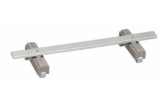 WAGO Držák 790-115 se 2 svodovými patkami; Paralelně vůči nosné liště; Délka 125 mm; Šedá