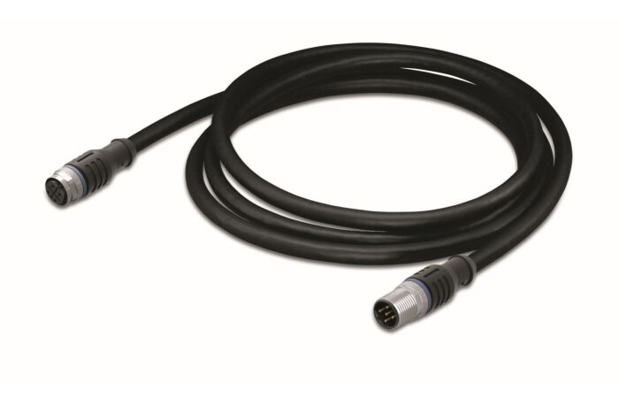 WAGO Kabel 756-5401/050-020 pro senzor / akční člen zásuvka M12A přímá zástrčka M12A přímá 2m