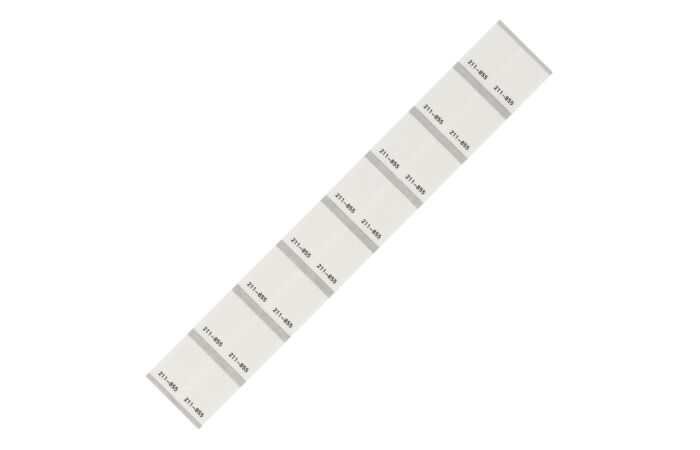 WAGO Štítek bez potisku samolaminovací 9x18mm bílá 1000 štítků na cívce