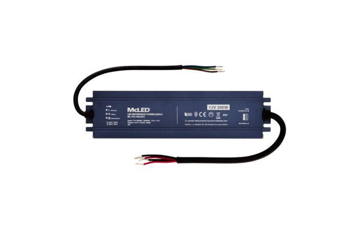 MCLED Napaječ LED 200W 12V/16,67A IP67 ML-732.108.39.0