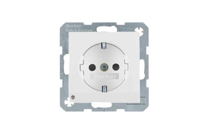 Zásuvka BERKER 41091909 polar bílá