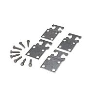 GE Závěs ARIA E/054000-107 na zeď - nerez, sada 4 ks