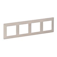 LEGRAND Rámeček VALENA LIFE 754044 čtyřnásobný béžová