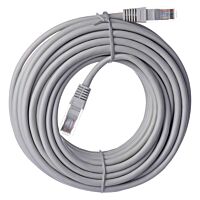 EMOS Kabel PATCH UTP CAT5E PVC 10m šedá