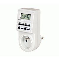 ELEKTROBOCK Hodiny spínací ZSD-16 Digitální se zásuvkou týdenní 3500W 16A 230V IP20