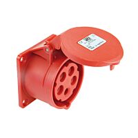 PCE Zásuvka 32A/400V 5-pól. IP44 vestavná bezšroubová