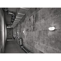 PANLUX Svítidlo OVAL KOV 60W E27 IP44 bílá