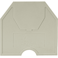 WIELAND Přepážka AP 2,5-4 koncová