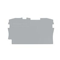 WAGO Bočnice 2002-1291 koncová a separátor 0,8 mm, šedá