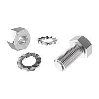 KOPOS Materiál pro MARS NSMP 6X10 ZNCR (šroub, matka, 2ks podložky)