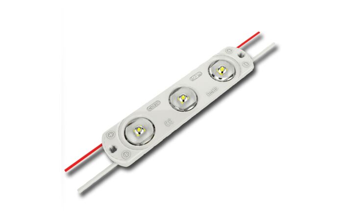 MCLED Modul LED 3xSMD2835, 1,2W, 12V, 100mA, 6550K, úhel 170°, IP65