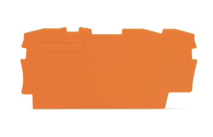 WAGO Bočnice 2002-1392 koncová a separátor 0,8mm, oranžová