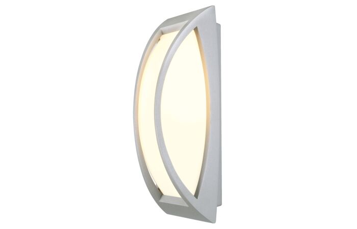 SLV Svítidlo MERIDIAM 2 25W E27 nástěnné IP54 šedá