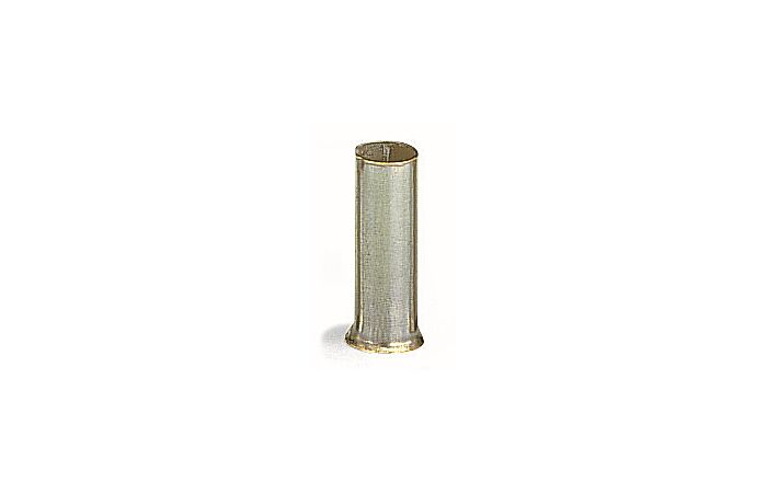 WAGO Dutinka 216-108 6 mm2 / AWG 10; bez plastového límce; stříbrná