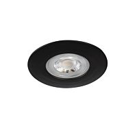 KANLUX Svítidlo LED downlight FIZU 4,8W NW-B 4000K IP44 černá