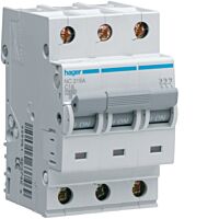 Jistič 3 pól. 16A, char.C, 10 kA
