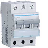 Jistič 3 pól. 40A, char.C, 10 kA