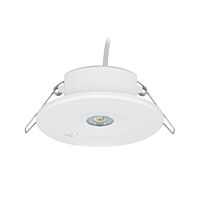 Zapuštěné nouzové svítidlo Daun C, 2W, 2