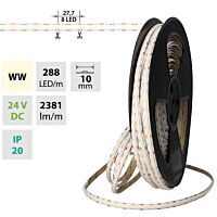 Pásek LED COB t.b. 19,2W/m 24V IP20 5m