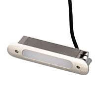 MCLED Svídidlo do zábradlí, 85x17,5x21 mm, 0,5 W, 3000 K, 24 VDC, IP65, 110° s jedním kabelem s konektorem