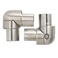 Otočný kulatý konektor B o 90-180°, mate