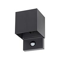 KANLUX Svítidlo LED REKA PIR 220-240V AC 7W 50Hz 340lm 4000K senzor IP54 grafit