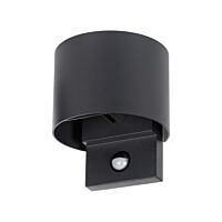 KANLUX Svítidlo LED REKA PIR EL nástěnné 220-240V AC 7W 50Hz 340lm 4000K IP54 grafit