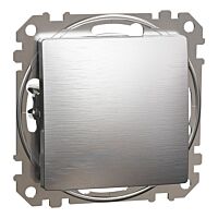 SCHNEIDER Sedna Design & Elements Spínač jednopólový ř.1,Leštěný Hliník
