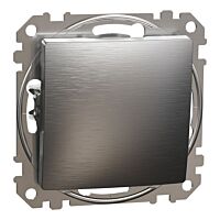 SCHNEIDER Sedna Design & Elements Přepínač střídavý ř.6, Leštěný Hliník
