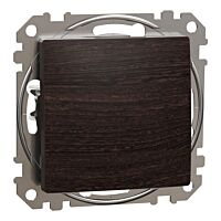 SCHNEIDER Sedna Design & Elements Tlačítko 1/0, Wenge