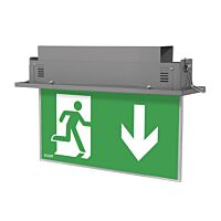 MODUS Svítidlo nouzové PLEXI LED 1W LED BASIC IP20 1h , svítící při výpadku, bílé