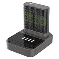 GP Nabíječka Pro P461, USB, +4×AA Rec Pro+DOCK