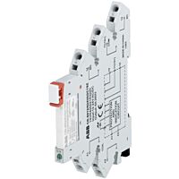 ABB Paticová reléCR-S012024VADC1SZ Patice 12-24 V ACDC, pružinové svorky 1SVR405521R3200