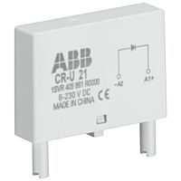 ABB Paticová reléCR-U 61EV Modul ochrana diodou a LED zelená, (24-60V ACDC) 1SVR405664R4100
