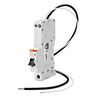 ABB Chránič s jističem DSE201DSE201 M B25 A30, 10 kA, černé N, šířka 1 modul 2CSR275153R1255