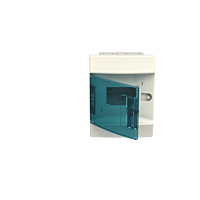 ABB LUCA10-Rozvodnice modulovéRozvodnice zapuštěná IP414M, Mistral41F bez. NPE, průhledná dvířka 1SLM004100A1200