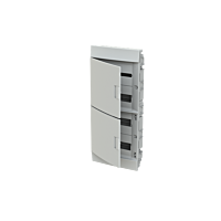 ABB LUCA10-Rozvodnice modulovéRozvodnice zapuštěná IP4148M, Mistral41F vč. NPE, plná dvířka 1SLM004102A1108