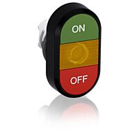 ABB Ovl. prvky modulární 22mmMPD3-11Y Dvojité tlačítko ZelenéČervené 1SFA611132R1103