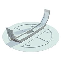 OBO BETTERMANN Víko s pružinou UV 70 FD